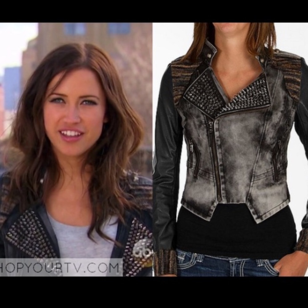 Black jean/ leather jacket